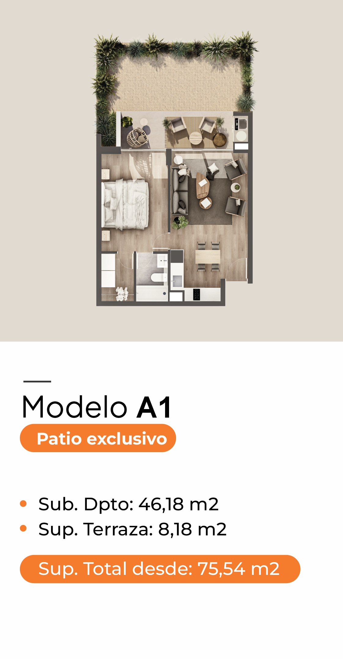 Planta A1 - con patio corregida